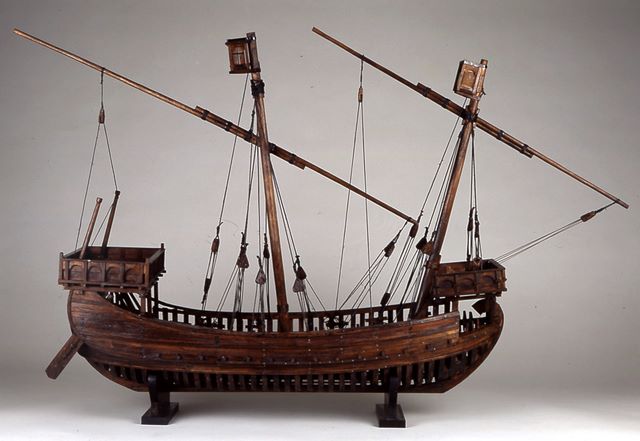 Modelo de nao mercante s. XIII.